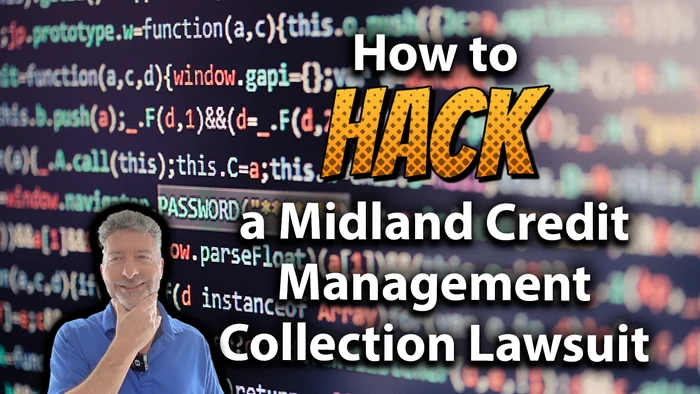 How To Hack A Midland Credit Management Collection Lawsuit