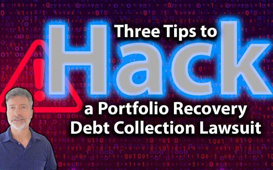 Three Tips To Hack A Portfolio Recovery Debt Collection Lawsuit