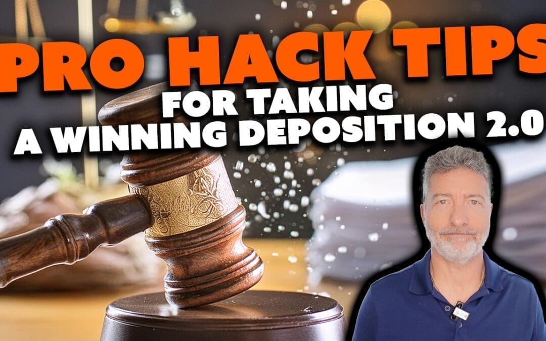 Pro Hack Tips For Taking A Winning Deposition 2.0