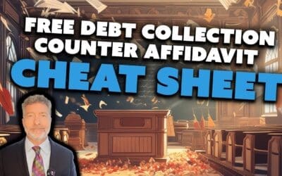 FREE Debt Collection Counter Affidavit Cheat Sheet
