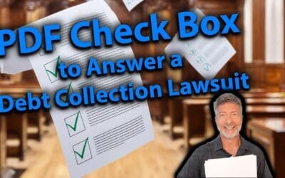 Free: PDF Check Box To Answer A Debt Collection Lawsuit