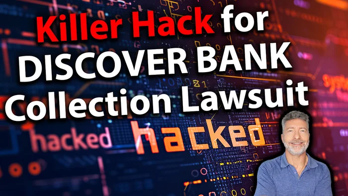 <br />
Killer Hack For Discover Bank Collection Lawsuit