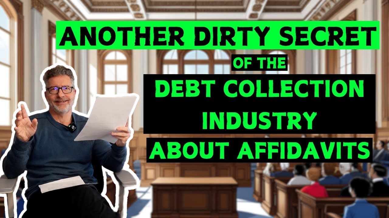 Another Dirty Secret of the Debt Collection Industry about Affidavits