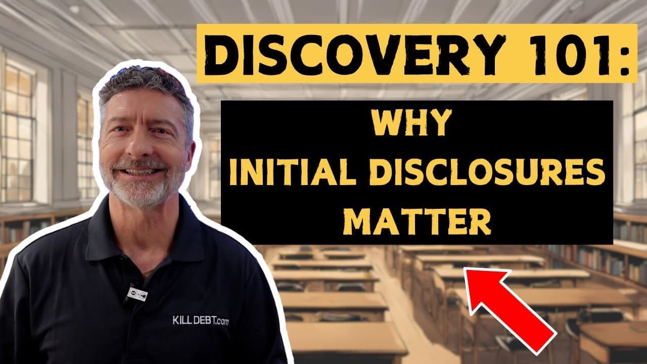 Discovery 101: Why Initial Disclosures Matter