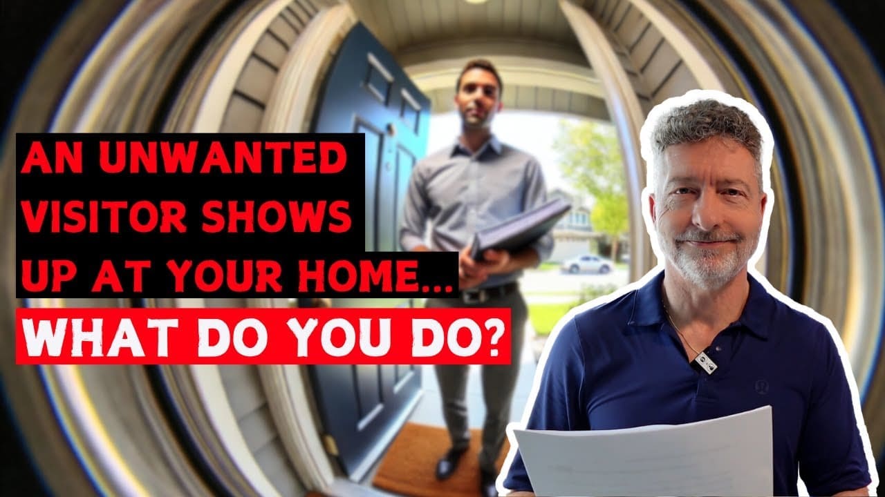An Unwanted Visitor Shows Up At Your Home. What Do You Do An Unwanted Visitor Shows Up At Your Home What Do You Do