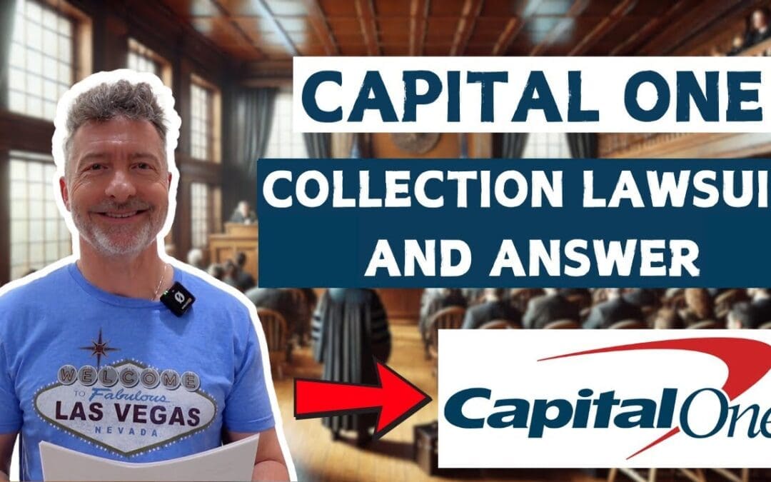 Capital One Collection Lawsuit and Answer