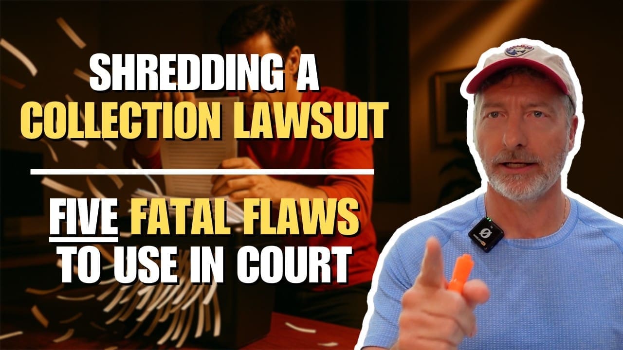 Shredding a Collection Lawsuit-Five Fatal Flaws To Use in Court
