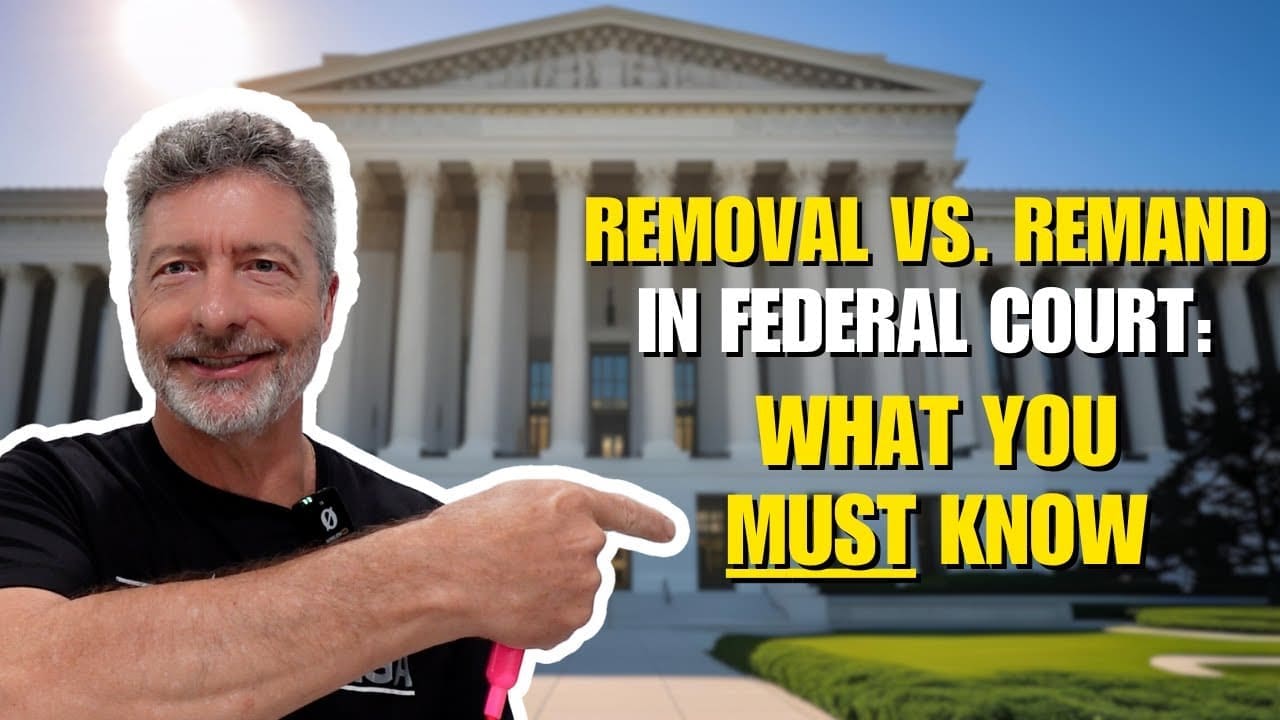 Removal vs Remand Must Know Procedures