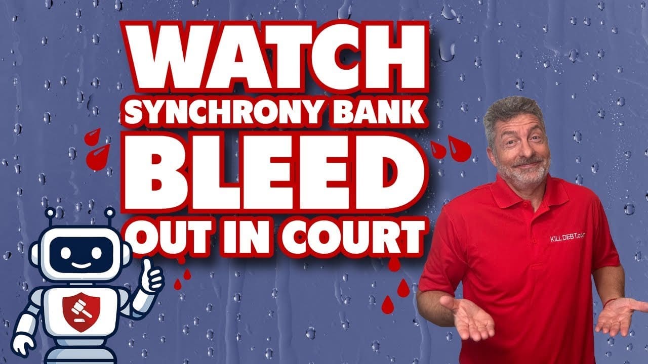 Watch Synchrony Bank Bleed Out in Court Watch Synchrony Bank Bleed Out in Court